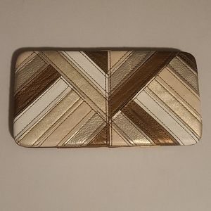 Metallic Clutch Wallet